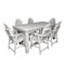 Highwood Usa Hamilton 7pc Rectangular Counter Height Outdoor Patio Furniture Dining Set 84 x 42 AD-ST7HM2CO5BA-WHE - alternate 1